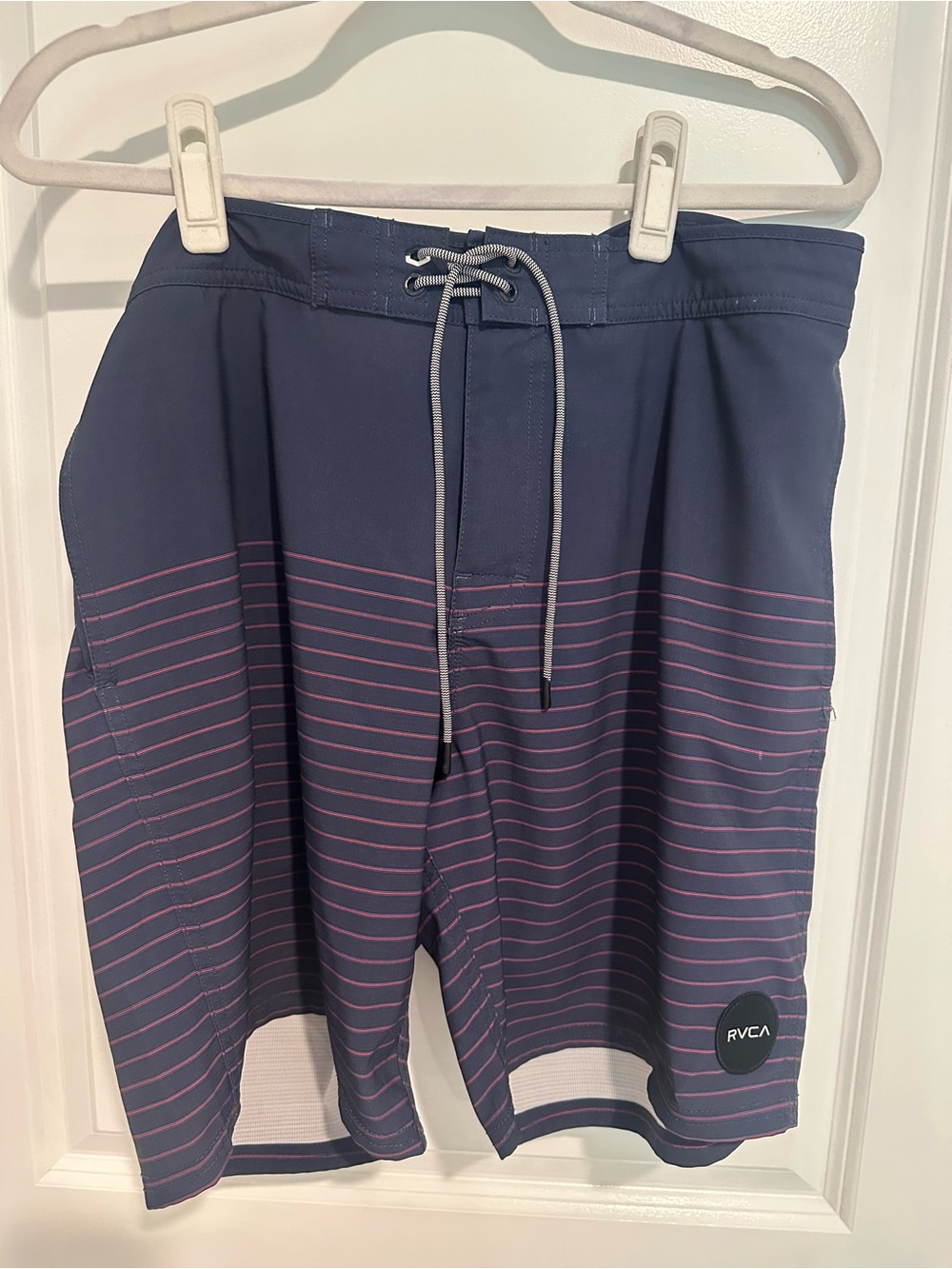 RVCA Navy Striped Mens Swimsuit/Board Shorts